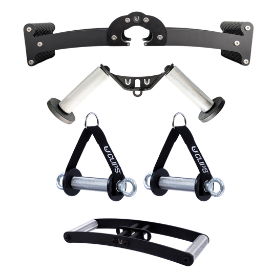 Back Bar + W Grip + Smile Handles + Horizon Grip