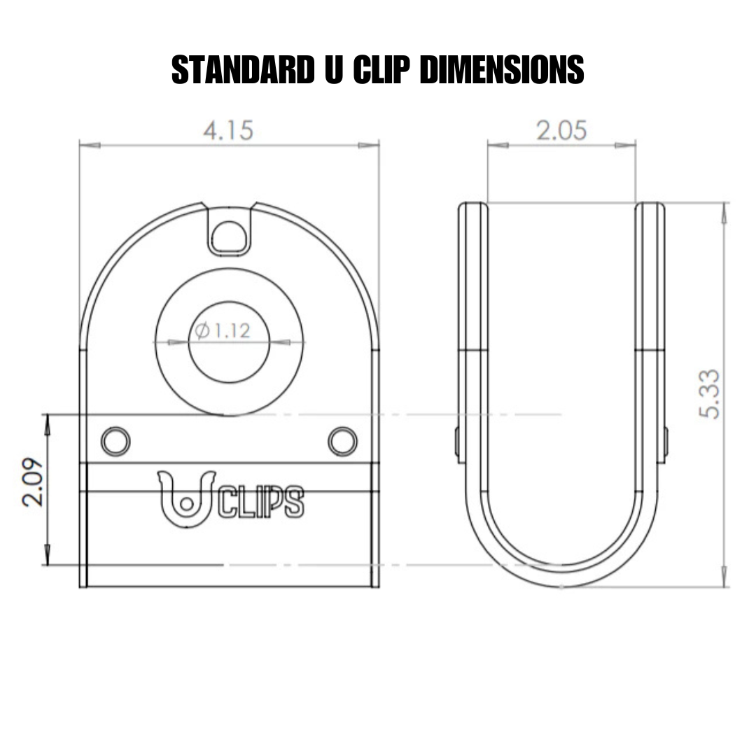 Clip Dimensions Uclips